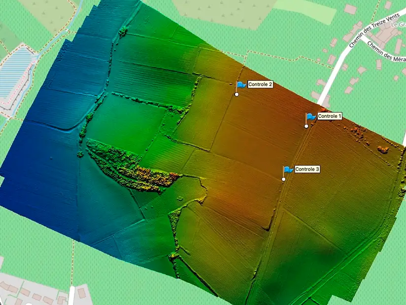Cartographie par drone – orthophotographie et modèle de terrain